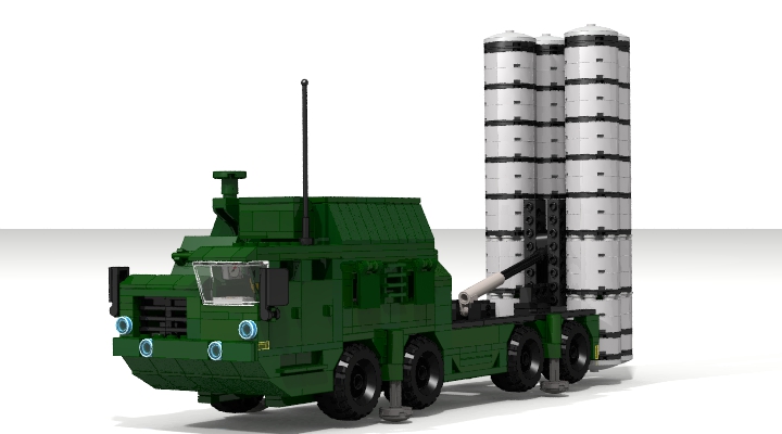 LEGO MOC - LDD-contest '20th-century military equipment‎' - Air Defense Missile Systems S-300PS: В цветах режима LDD Extended.