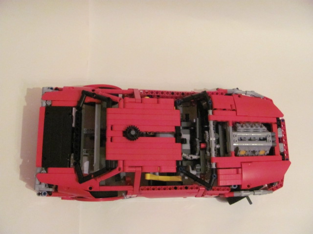 LEGO MOC - Technic-contest 'Car' - Nissan Skyline GT-R R34.: Сверху.