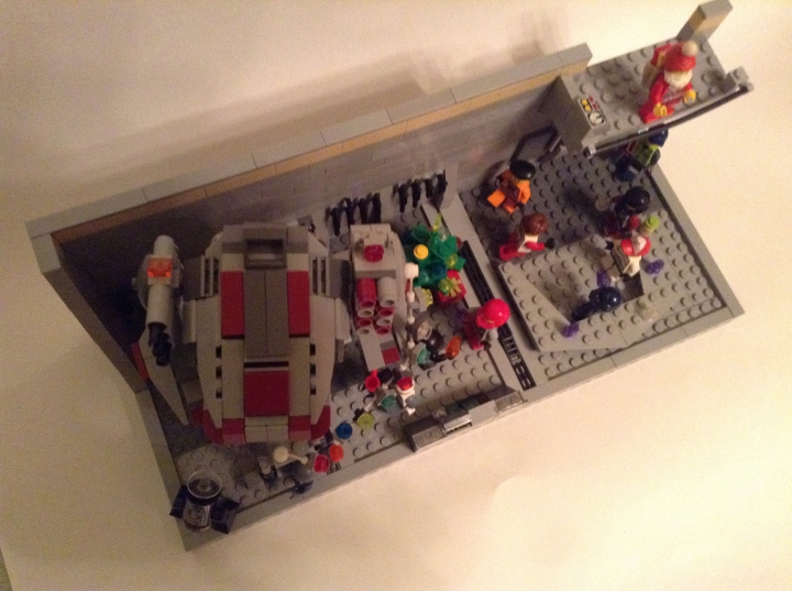 LEGO MOC - New Year's Brick 3015 - Завтра была война...: Вид сверху