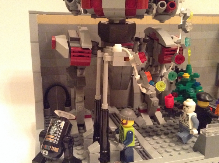 LEGO MOC - New Year's Brick 3015 - Завтра была война...: Ремонтная платформа