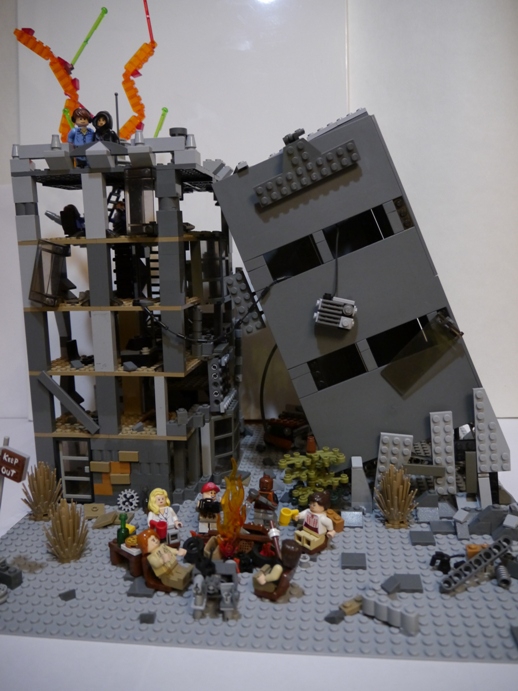LEGO MOC - New Year's Brick 3015 - Новогодняя ночь 3015: Зарисовка города будущего