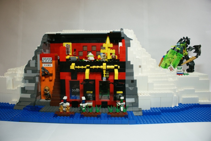 LEGO MOC - New Year's Brick 3015 - 3015-ый, привет из 2015 года: Общий вид работы