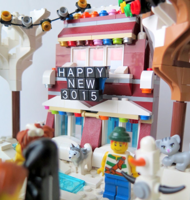 LEGO MOC - New Year's Brick 3015 - В кругу друзей: Поздравляшки!