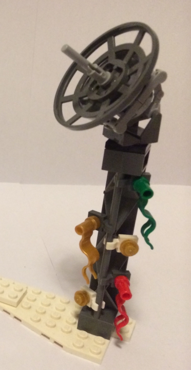 LEGO MOC - New Year's Brick 3015 - Отдел получения писем с других планет: Так выглядит антенна для передачи писем в отдел.