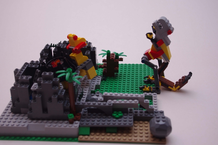 LEGO MOC - Jurassic World - Один день из жизни аллозавра: -Нееееет, теперь я вымру((