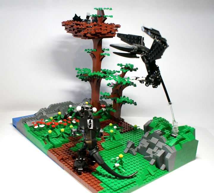 LEGO MOC - Jurassic World - Легкая добыча?: Ракурс 2