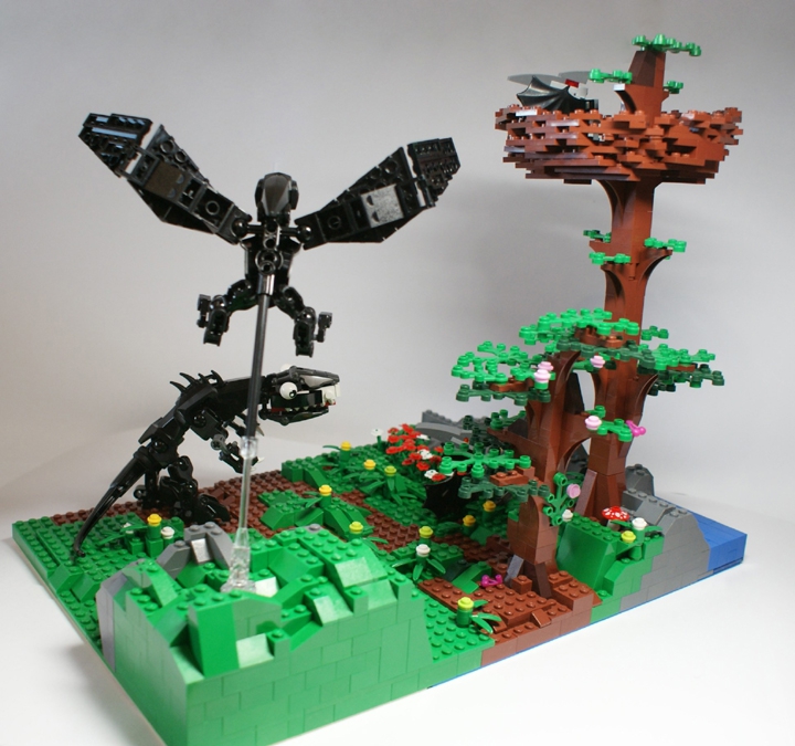 LEGO MOC - Jurassic World - Легкая добыча?: Ракурс 3