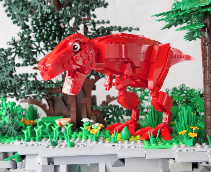 LEGO MOC - Jurassic World - Три стихии: Он ужасен!