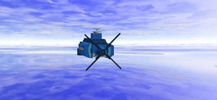 LEGO MOC - Submersibles - Моя фантазия: Вид сзади.