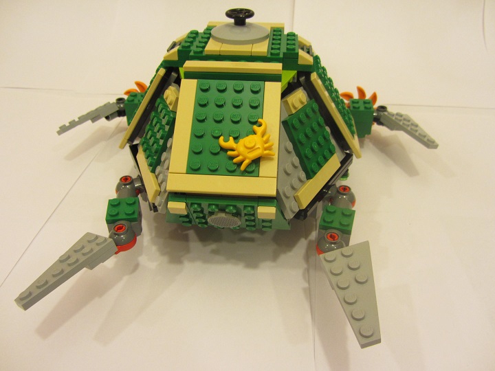 LEGO MOC - Submersibles - Тортилус: Вид сзади.