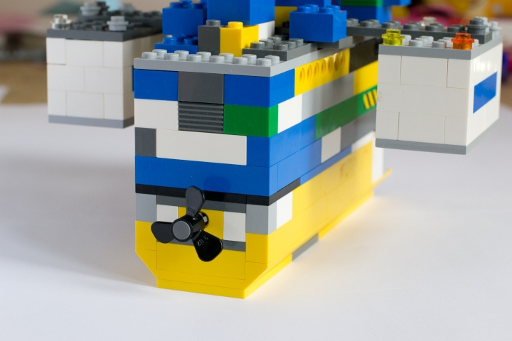 LEGO MOC - Submersibles - ПОДВОДНАЯ СТАНЦИЯ ДЛЯ ИССЛЕДОВАНИЯ ОКЕАНА: Вид сзади
