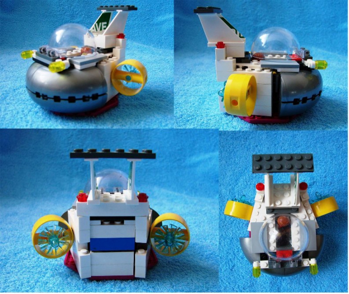 LEGO MOC - Submersibles - Вперед, за сокровищами!: Батискаф