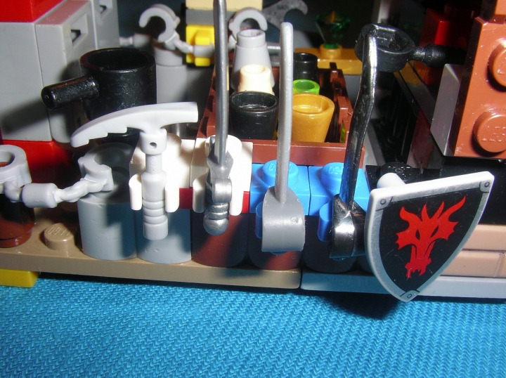LEGO MOC - Submersibles - Пвпл-первая военная подводная лодка: Оружейный склад.