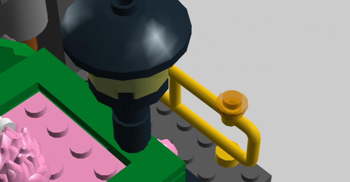 LEGO MOC - Battle of the Masters 'In cube' - ФАБРИКА МОРОЖЕНОГО: Фонарь освещает фабрику.