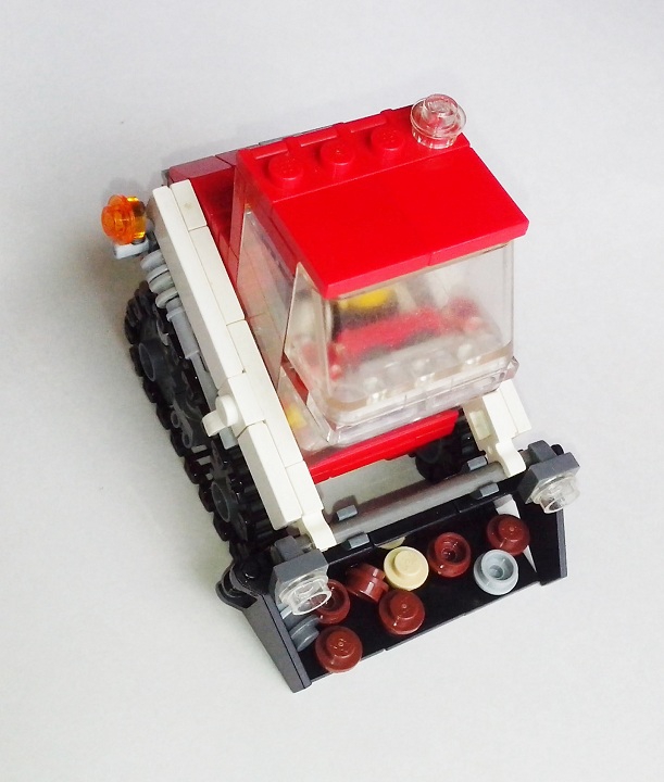LEGO MOC - Battle of the Masters 'In cube' - Lego Bobcat: Минималистичный дизайн позволяет погрузчику быть одновременно дешёвым и эффективным! 