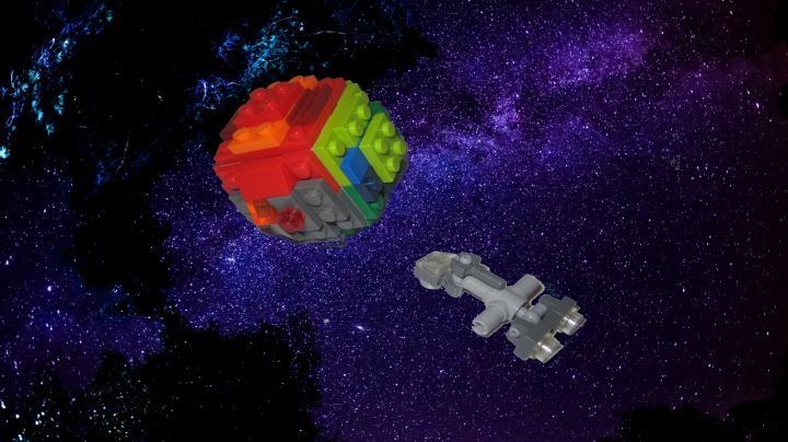 LEGO MOC - Инопланетная жизнь - Оpponunt-13. Линия контраста.: Мы подготовили челноки к спуску на поверхность планеты.