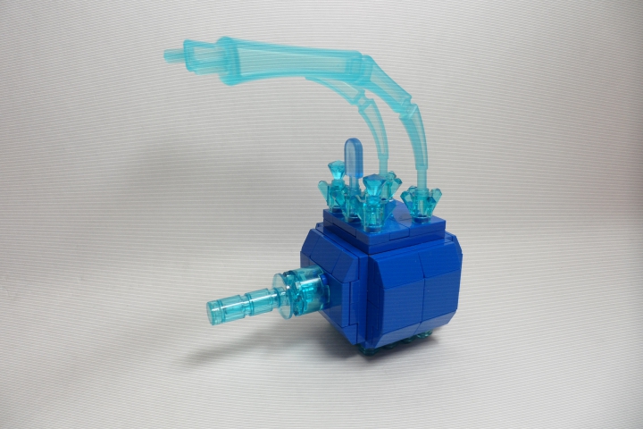 LEGO MOC - Инопланетная жизнь - Охота на синий куб: Отдельно рассмотрим синий куб.