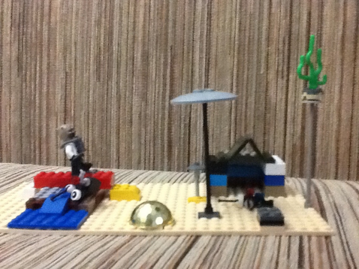 LEGO MOC - Инопланетная жизнь - Охота на норообитающих
