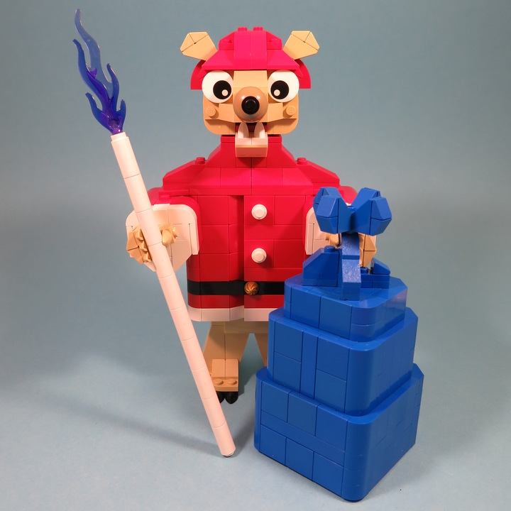 LEGO MOC - New Year's Brick 2016 - Новогодний Мышь: Всем Привет!