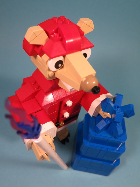 LEGO MOC - New Year's Brick 2016 - Новогодний Мышь: Всем Всего Наилучшего в Новом Году!!!