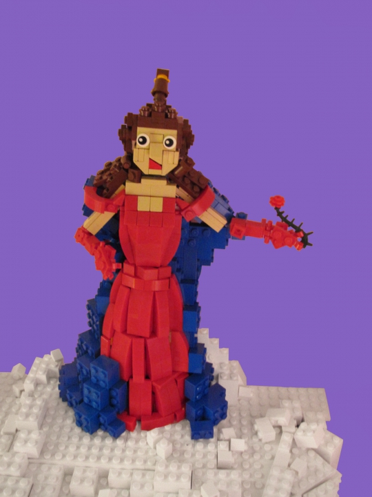LEGO MOC - New Year's Brick 2016 - Волшебное Рождество Белль