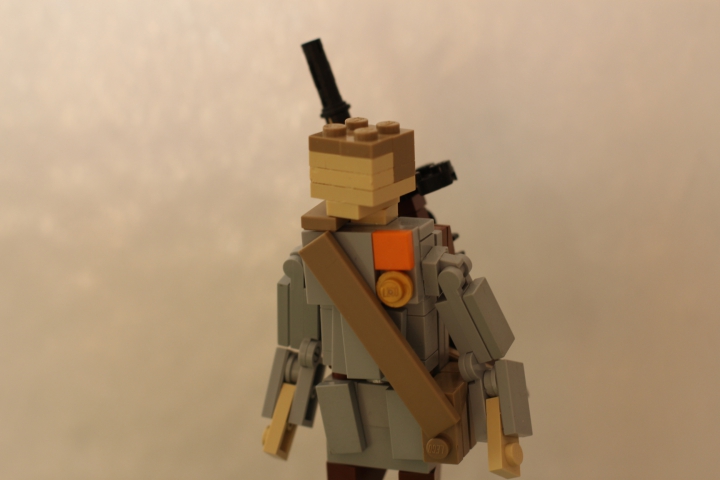 LEGO MOC - Joy and Sadness of Great Victory - Враги сожгли родную хату...: Стоит солдат — и словно комья<br><br />
Застряли в горле у него.<br><br />
Сказал солдат: 'Встречай, Прасковья,<br><br />
Героя-мужа своего.<br><br><br />
<br />
Готовь для гостя угощенье,<br><br />
Накрой в избе широкий стол, — <br><br />
Свой день, свой праздник возвращенья<br><br />
К тебе я праздновать пришел...'<br>