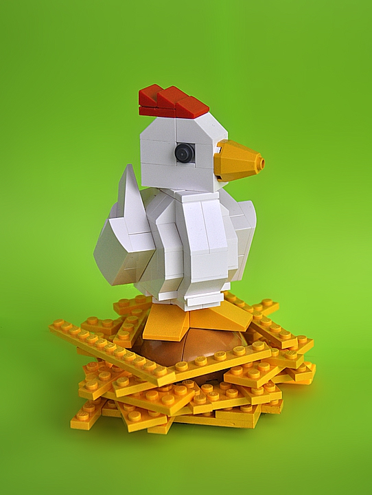 LEGO MOC - Russian Tales' Wonders - Assia and the Hen with the Golden Eggs 