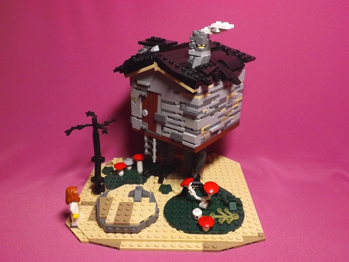 LEGO MOC - Russian Tales' Wonders - Гуси-лебеди: избушка на курьих ножках.