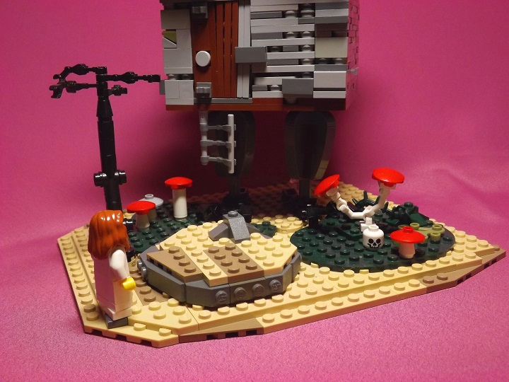 LEGO MOC - Russian Tales' Wonders - Гуси-лебеди: избушка на курьих ножках.