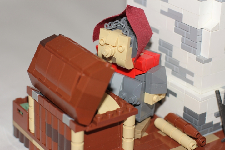 LEGO MOC - Russian Tales' Wonders - Stone Soup (Axe Kasha): А старуха тем временем искала масло, чтобы заправить кашу.