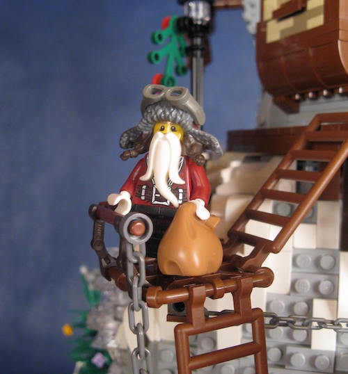 LEGO MOC - New Year's Brick 2017 - Фэнтези Новый Год : Версия Деда Мороза.