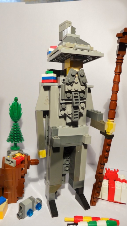 LEGO MOC - New Year's Brick 2017 - Новый Год в Средиземье: Гэндальф