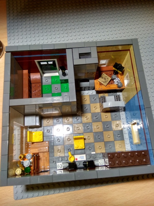 LEGO MOC - Detective Contest - Офис детектива: Вид сверху 