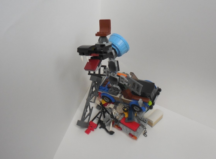 LEGO MOC - Fantastic Beasts And Who Dreams Of Them - Мусорный змей