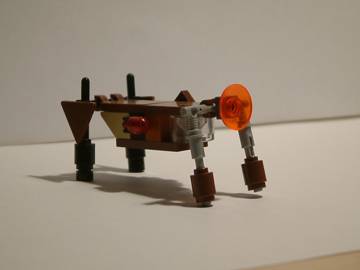 LEGO MOC - 16x16: Mech - Мехи на исследовании далеких планет: Грузовой мех, для перевозки образцов