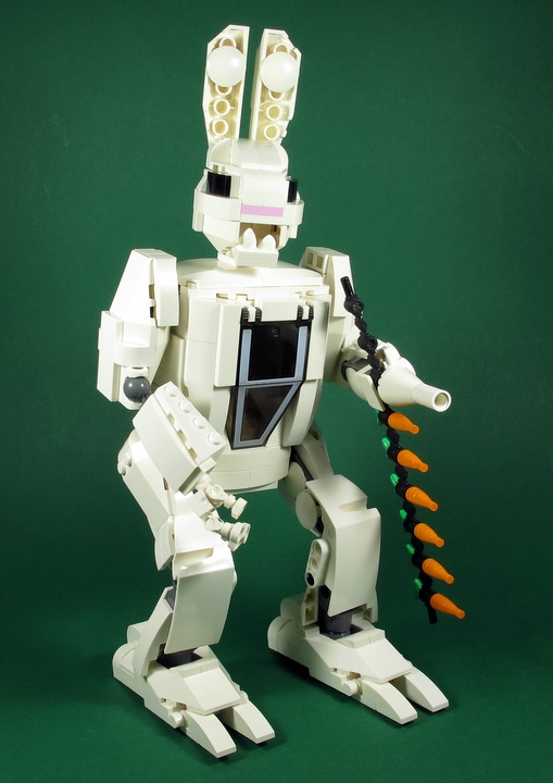 LEGO MOC - 16x16: Mech - Белый Кролик: Заинька, попляши!<br />
Беленький, попляши!