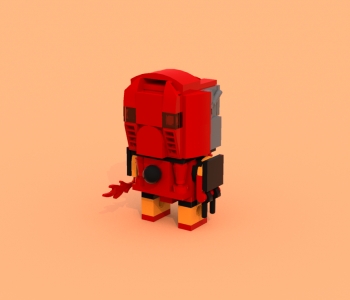 Таху Мата в стиле BrickHeadz.