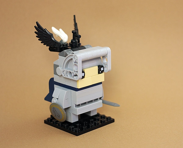 LEGO MOC - 16x16: Chibi - РЫЦАРЬ.: С открытым забралом,