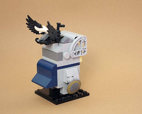 LEGO MOC - 16x16: Chibi - РЫЦАРЬ.: И с синим плащом.