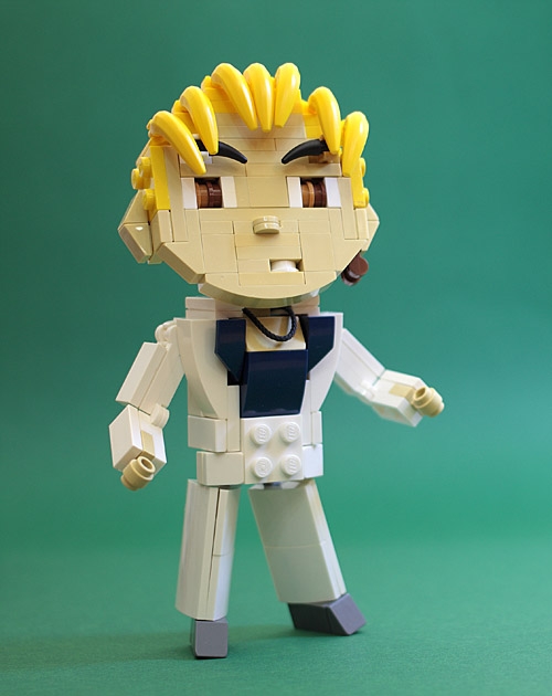 LEGO MOC - 16x16: Chibi - Крутой Учитель Онидзука: <br><p align=left></i> <br />
Молодой повеса и уличный хулиган решает изменить свою жизнь и пойти работать учителем. Что из этого получилось можно узнать посмотрев аниме Great Teacher Onizuka! <br />
