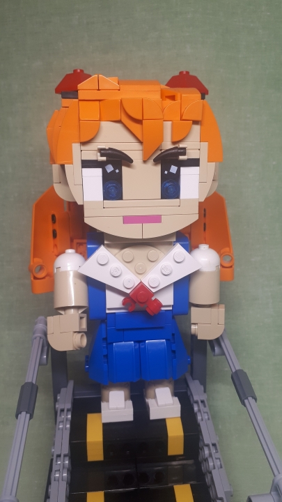 LEGO MOC - 16x16: Chibi - Soryu Asuka Langley: Общий вид работы