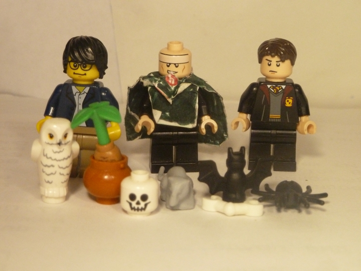 LEGO MOC - 16x16: Duel - Поединок Гарри Поттера и Волан-де-морта.: Все персонажи.