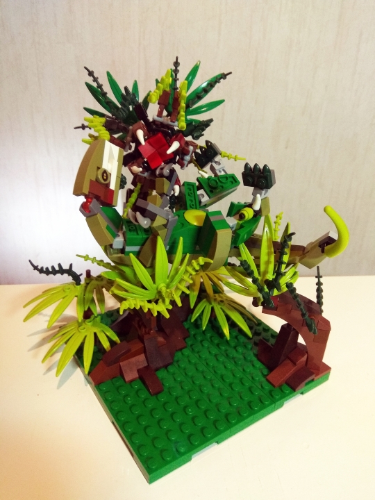 LEGO MOC - 16x16: Duel - Доисторический Поединок