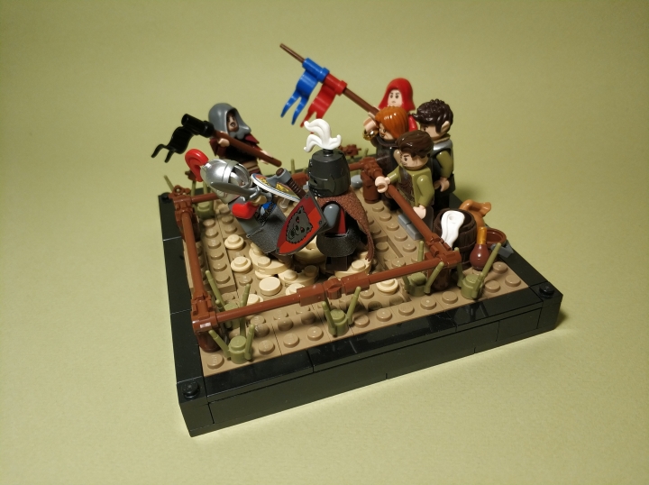 LEGO MOC - 16x16: Duel - The duel of two masters: (1)