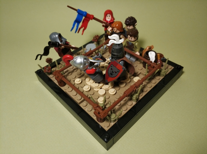 LEGO MOC - 16x16: Duel - The duel of two masters: (2)