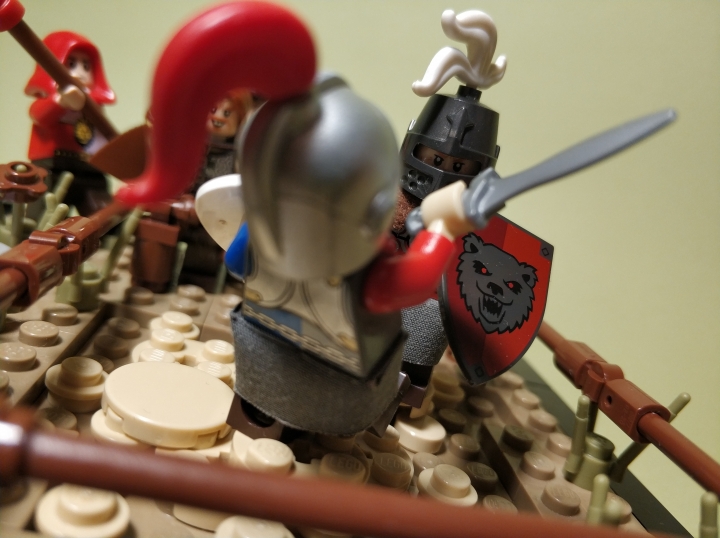 LEGO MOC - 16x16: Duel - The duel of two masters: (4)