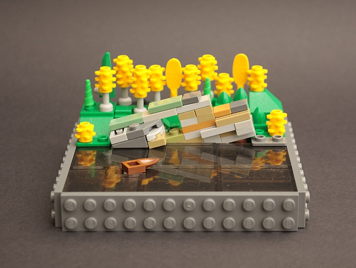 LEGO MOC - 16x16: Micro - Каменные ворота: <br />