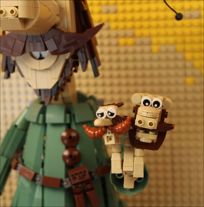 LEGO MOC - New Year's Brick 2020 - Падал прошлогодний снег: Ну и на правах бонуса - пара первых вариантов для головы мужика.<br />
На этом конец!<br />
С Новым годом всех!;)