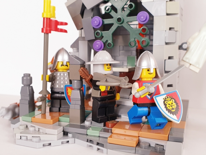 LEGO MOC - Младшая лига. Конкурс 'Средневековье'. - Неожиданное нападение Мадам Матильды