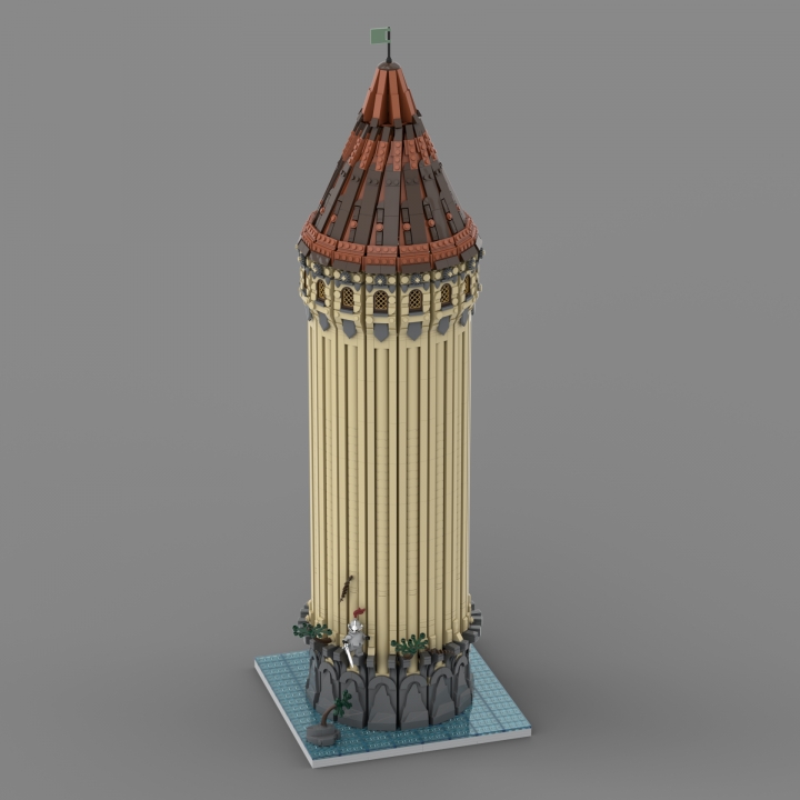LEGO MOC - Младшая лига. Конкурс 'Средневековье'. - Неприступная башня